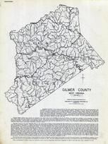 Gilmer County - Roy, Delkalb, Blenville, Center, West Virginia State Atlas 1933